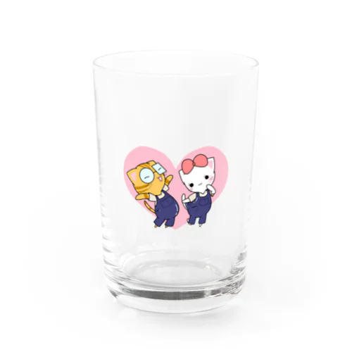 思い出のおそろっちコーデ ハート Water Glass