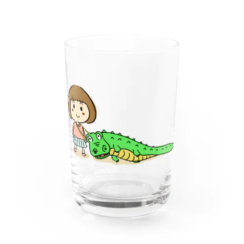 わにのかばん Water Glass