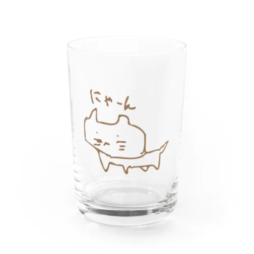 にゃーん Water Glass