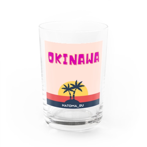 南国okinawa Water Glass