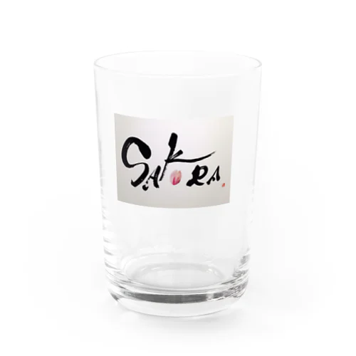 筆文字SAKURA Water Glass