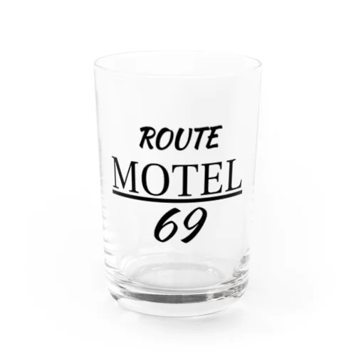 ROUTE 69 MOTEL Water Glass