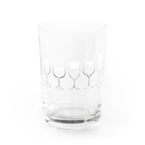 酒かジュースか Water Glass