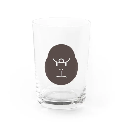 ごりるくんマーク（茶） Water Glass