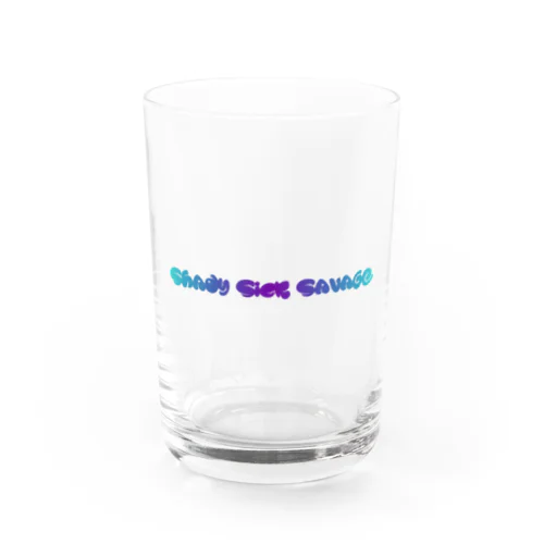 Shady Sick Savage Water Glass