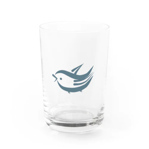丸福　平和のとり Water Glass