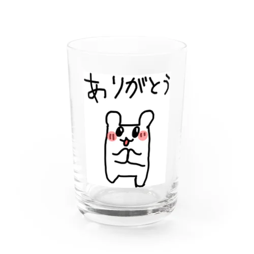 ぽっちゃりハムちゃん Water Glass