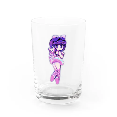 バレリーナちゃんとテディ Water Glass