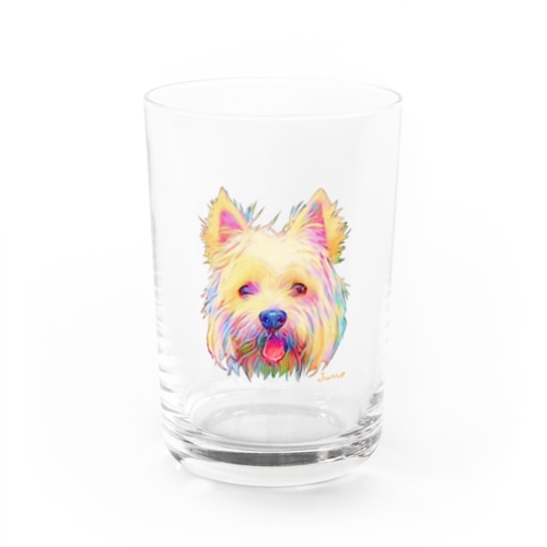 ウエストハイランドホワイトテリア／Juno Water Glass