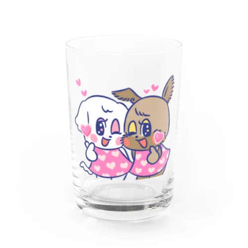 すーまるきゅん Water Glass