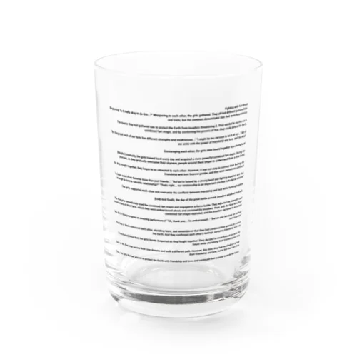 英語で書かれたなんかの話 Water Glass