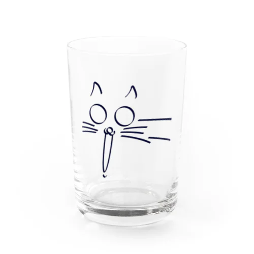 とびだしねこ。 Water Glass