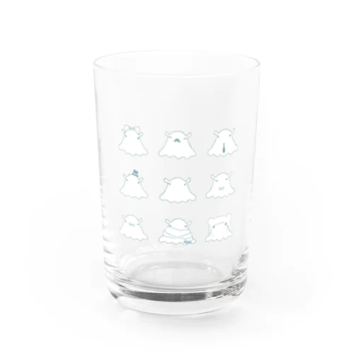 メンダコ八変化(白) Water Glass