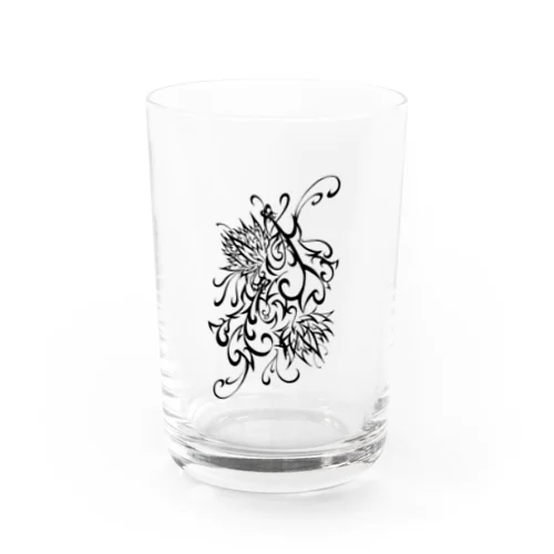 Queen of the Night Water Glass