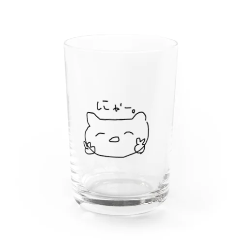 にゃんめの日常 Water Glass