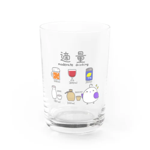 適量を教えてくれるぴよめろ Water Glass