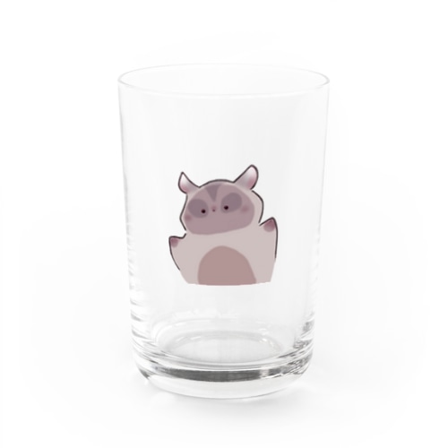 むぎゅっとモモンガ Water Glass