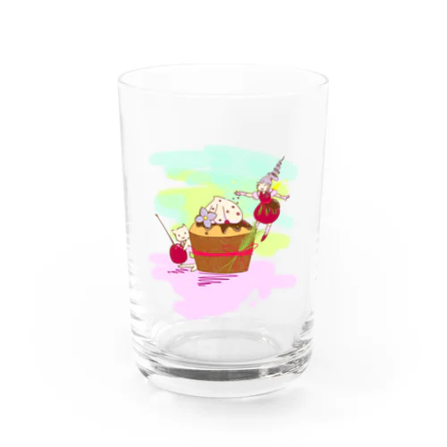 睦月のスイーツ〜さくらんぼ〜 Water Glass