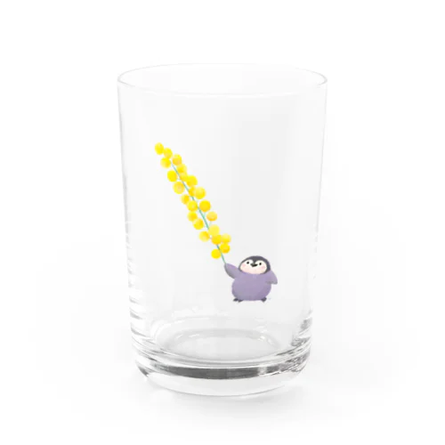 ペンギン　ミモザつかまえた！ Water Glass