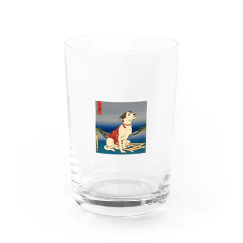 浮世絵犬 Water Glass