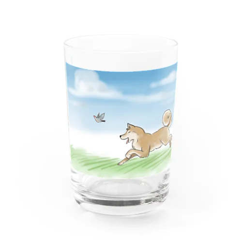 エスくん&ミツちゃんコラボ Water Glass