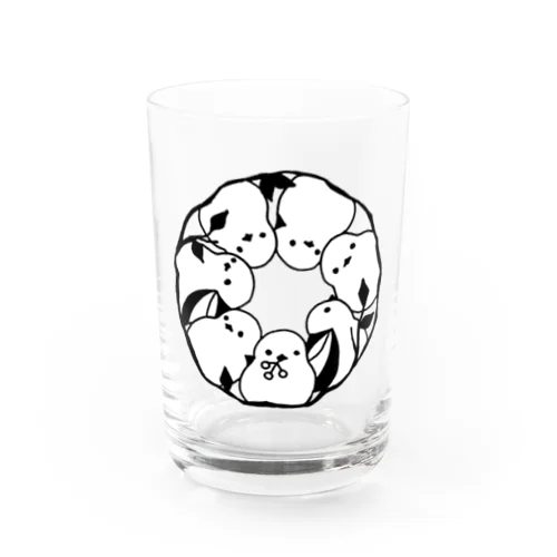 シマエナガ Water Glass