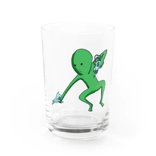 宇宙人くん：光線ピューピュー Water Glass