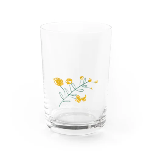 さらさらみもざ Water Glass