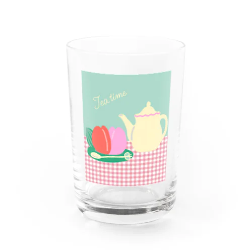 チューリップxティーカップ Water Glass