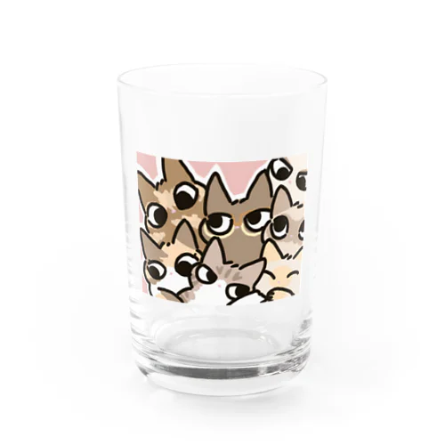 ぎゅむぎゅむねこ Water Glass