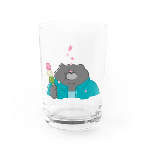 花も団子も Water Glass