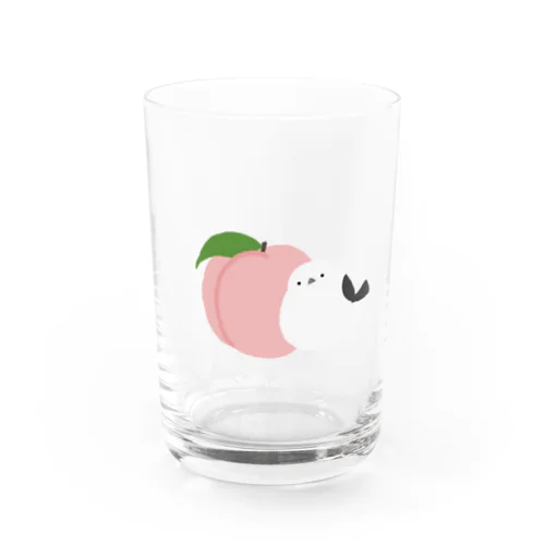 シマエナガともも Water Glass