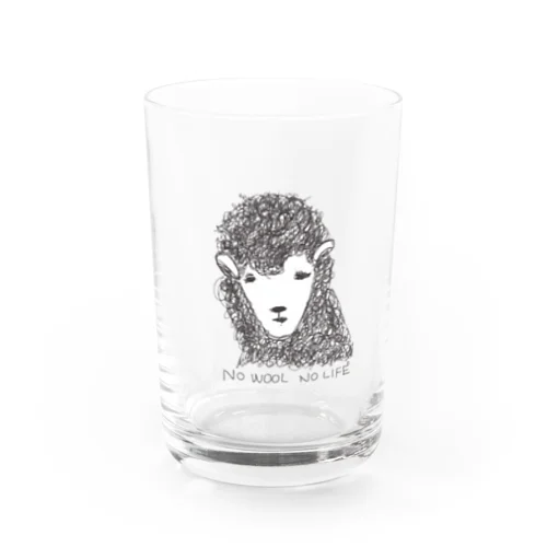 NO WOOL NO LIFE Water Glass