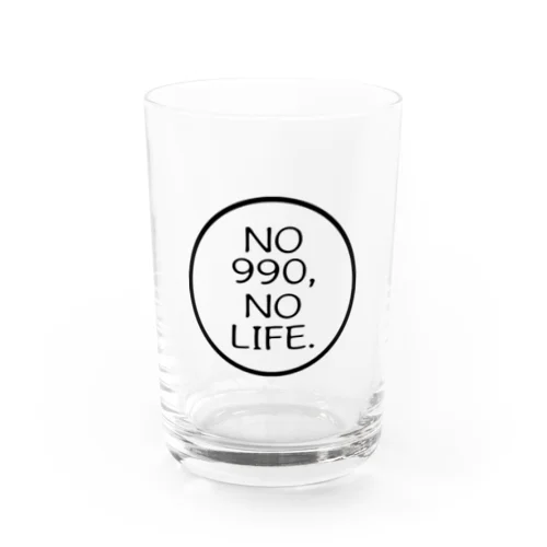 NO 990 NO LIFE(BK) グラス