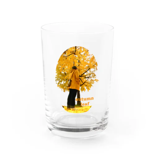 AutumnLeaf Water Glass