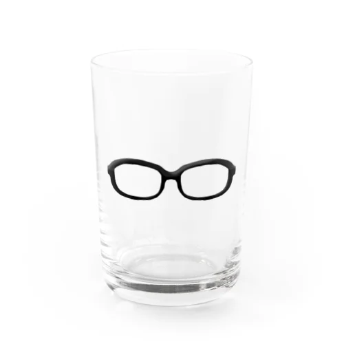 黒縁メガネ Water Glass