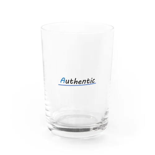Authentic（頭文字青） Water Glass
