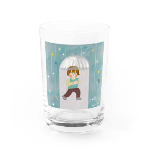 宇宙がまじったどしゃぶりの雨 Water Glass