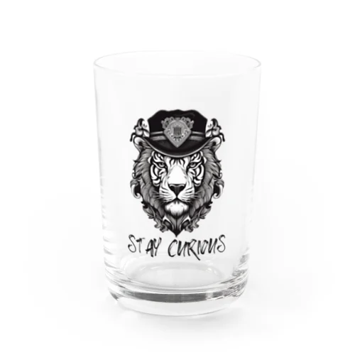 stay curious Water Glass