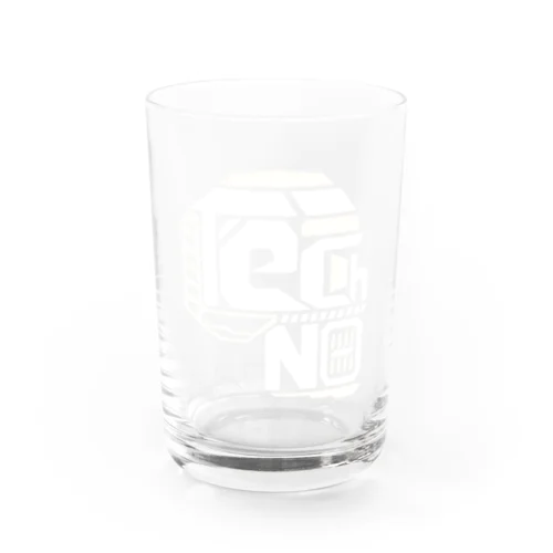 TechNΘロゴ_ホワイト Water Glass