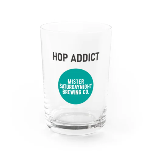 HOP ADDICT ビール Water Glass