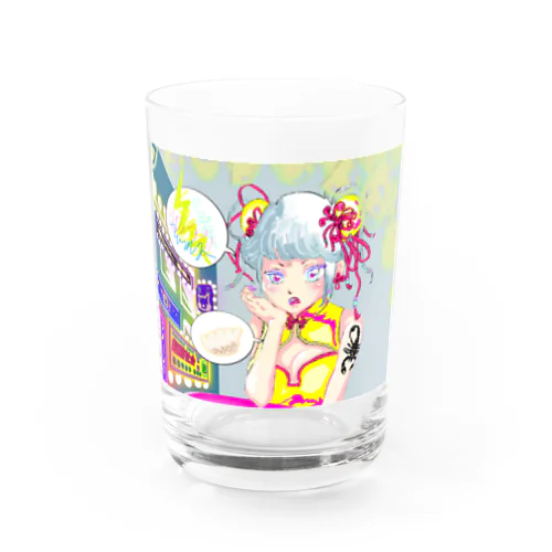 餃子食べたいガール Water Glass