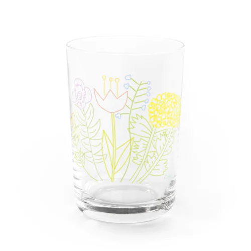 お花たち Water Glass