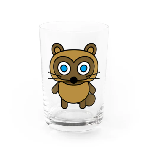 たぬきのたぬぅ Water Glass