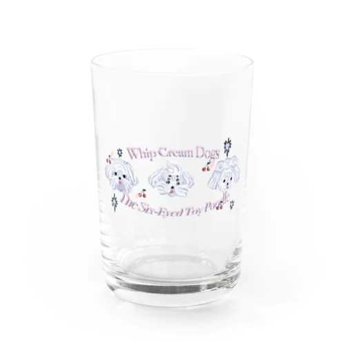 whip cream dogs Water Glass