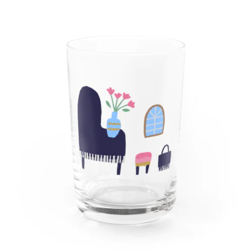 グランドピアノのある部屋 Water Glass