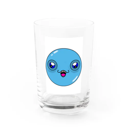 謎モンスター青 Water Glass