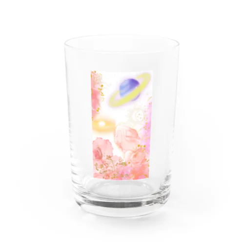 rose space Water Glass