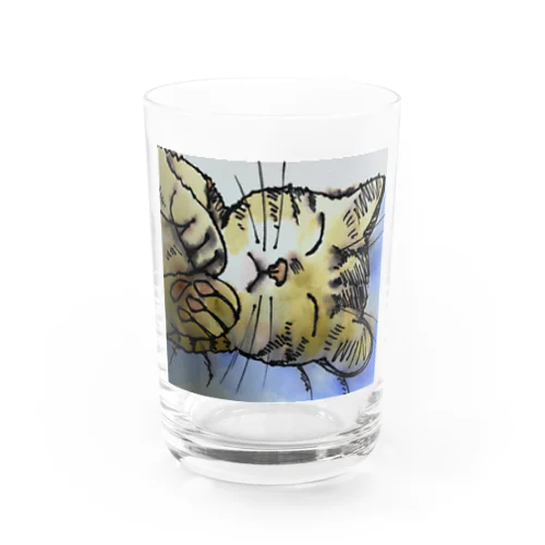 眠い猫 Water Glass