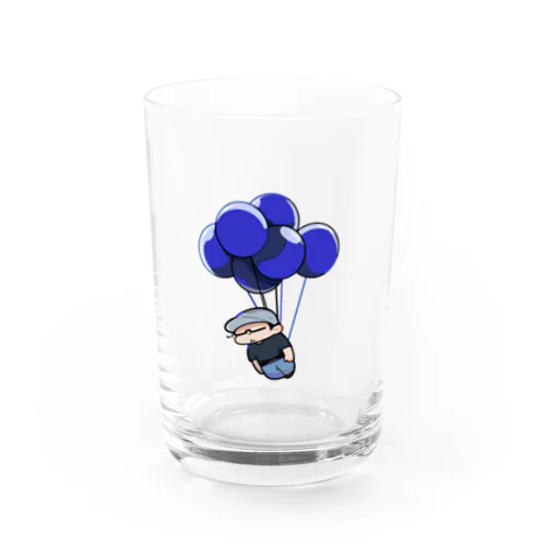 ふよふよしてる136さん（青） Water Glass